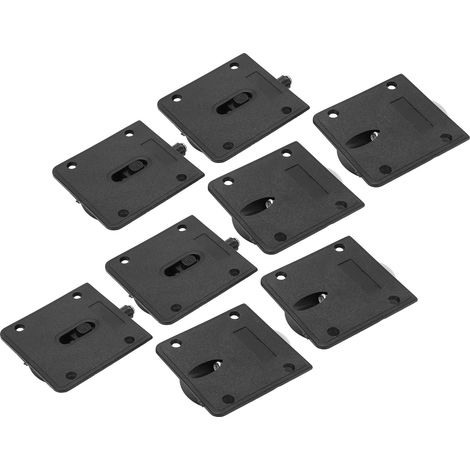 4 Roulettes de Porte Coulissante 25mm pour Armoire et Meuble de Rangement (1/5)