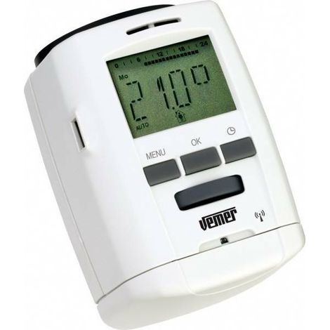 Vemer cronotermostato settimanale thermopro rf colore bianco ve741500