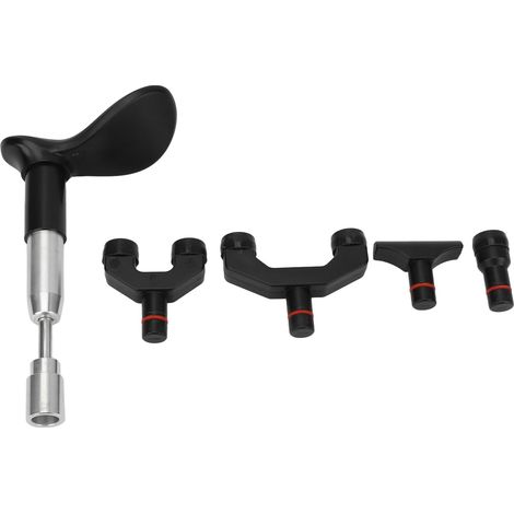 Kit de massage profond 4 têtes en acier inoxydable portable, outil manuel de thérapie musculaire pour ajustement chiropratique (1/5)