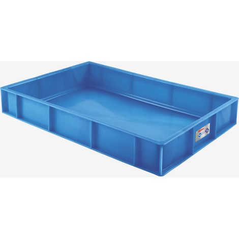 Caisse pleine Gilactiv® 600 x 400 x 90 mm 15 L - bleu - Gilac