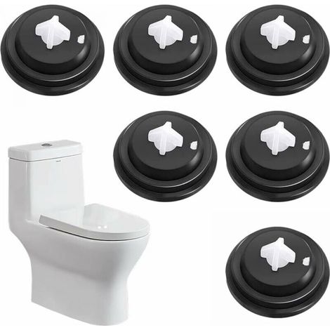 Lot de 6 pièces pour robinets à flotteur, joint de chasse d'eau, rondelles de rechange en caoutchouc pour toilettes (1/5)