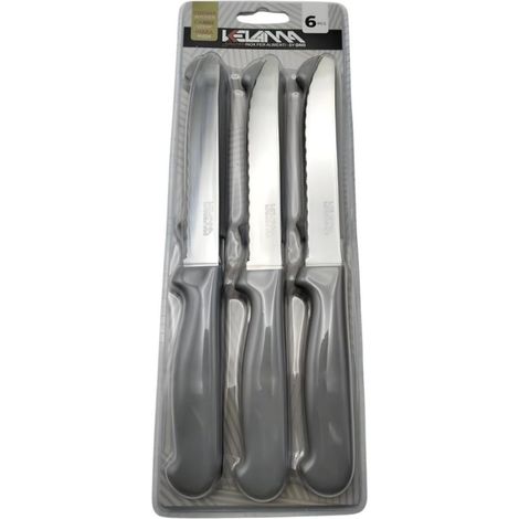 Set 6 coltelli da tavola kelama deluxe colore tortora