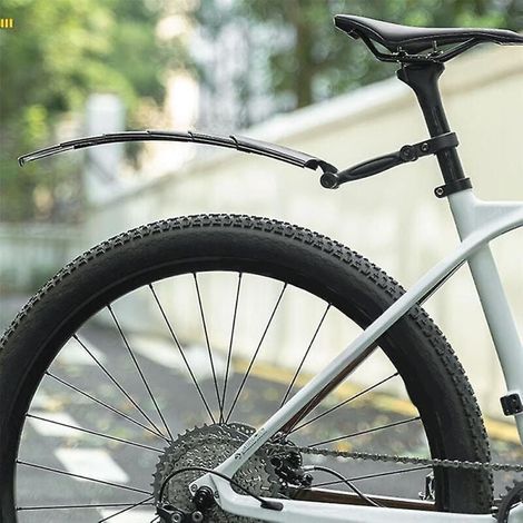 Garde-boue de vélo réglable pliable télescopique pour VTT à dégagement rapide (1/3)