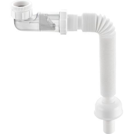 1 Pcs Drain Hose Flexible Odor Proof Drain Pipe for Kitchen Bathroom Sink Fittings G1 1/4" and G1 1/2" (1/5)