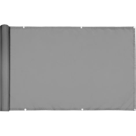 Deuba – Paravent brise vue 500x90 cm – Protection UV 50+ – Lavable à 30° – Œillets métalliques pour fixation rapide – Motif béton (1/5)