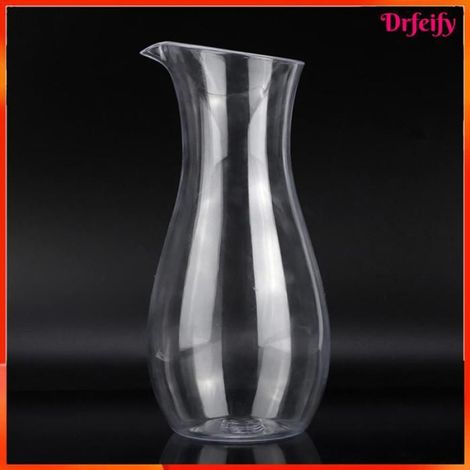 Carafe à eau - - 700 ml - Acrylique transparent - Ergonomique anti-goutte - Large ouverture (1/5)