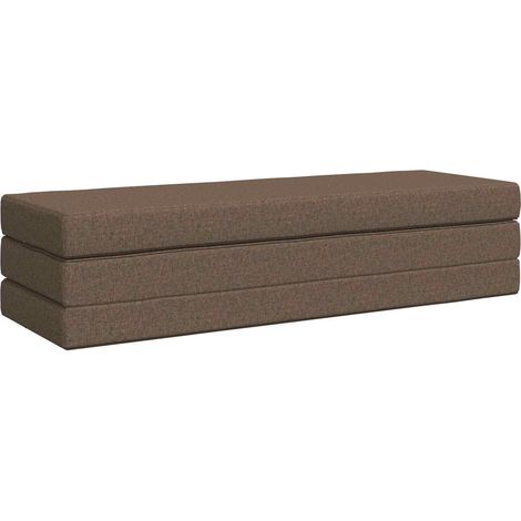 Maison Exclusive - Divano Letto Pieghevole 180 x 67 x 45 cm Tortora (1/5)
