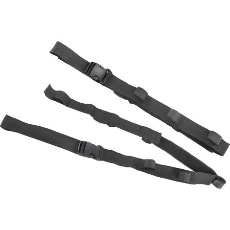 Lot de 2 porte-cannes à pêche pour véhicule, fixation réglable, sangle de support portable (1/5)