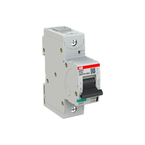 S800P Disjoncteur modulaire 1P 125A courbe C 50kA 2CCG001228R0001 ABB G151697 (1/3)