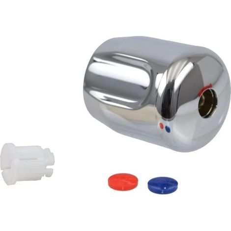 Poignée de commande pour robinet extérieur - 1 unité - Plastique robuste - Remplacement compatible Frosti pré-2006 - Pour maintenance plomberie jardin - Avec plaque bleue