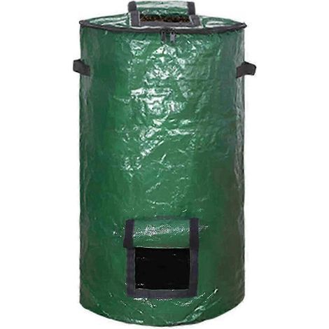 Sac à compost. seau à compost refermable pour fermentation. sac à compost pour déchets de jardin (feuilles mortes) - lh1 (1/5)
