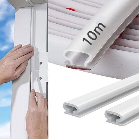 Joint de porte en de type D insonorisé et froid de auto-adhésif TPE pour l'isolation acoustique 10 m Caoutchouc (1/4)