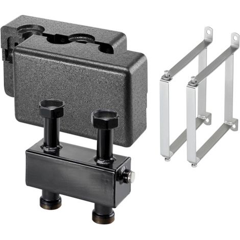 OVENTROP Hydraulische Weiche MonoFixx für Regumat DN 25 mit Wärmedämmung, für 1 Heizkreis, Stahl, 1351589 (1/2)