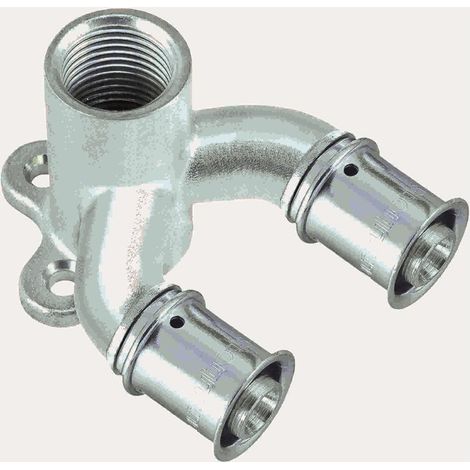Bañador de pared Press-U IG, con brida 20 x 1/2 pulgadas x 20 mm MULTITUBO