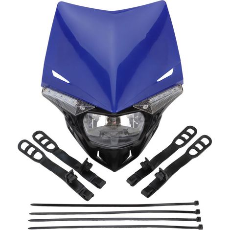 Universelles blaues LED-Beleuchtungsset für Offroad-Motorräder, kompatibel mit Husqvarna, Yamaha, Kawasaki, Suzuki und anderen Modellen wasserdichtes und stoßfestes Umbauteil (1/4)