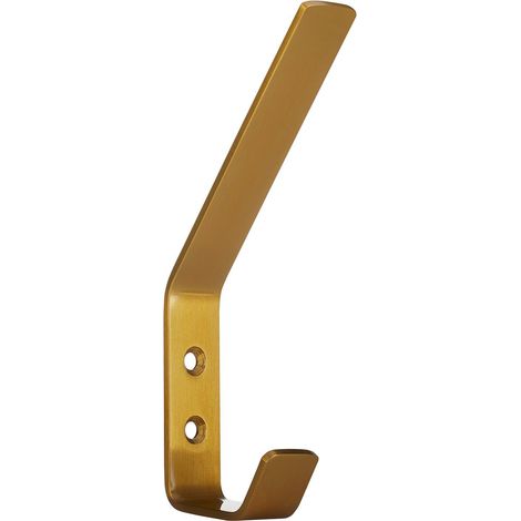 SO-TECH - Patère murale Loxten - L45×P20 mm - Inox - Pour vestiaire, entrée, chambre - Pour manteaux, écharpes, sacs, porte-serviettes - Jaune
