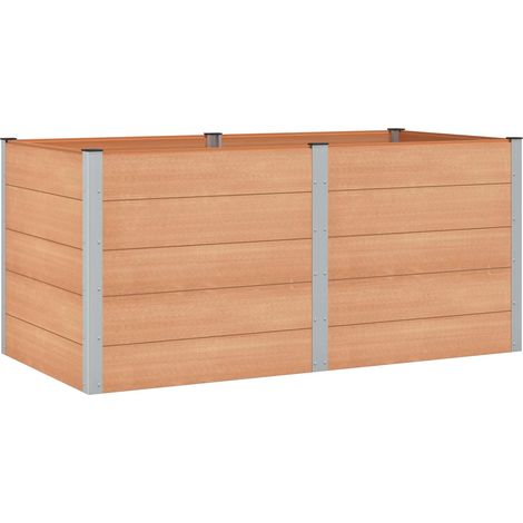 Maison Exclusive - Jardinière surélevée Marron 200 x 100 x 91 cm (1/5)