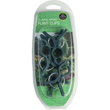 Pinces de fixation en plastique pour plantes Grand modèle (1/2)
