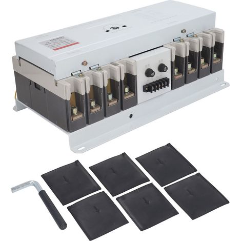 Commutateur de transfert automatique à double puissance, AC 400V, 250a, contrôleur 2 en 1 pour la maison (1/5)