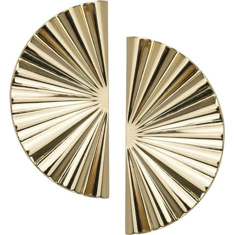 Lot de 2 poignées de tiroir demi-lune en alliage de zinc pour tiroir de commode, armoire de cuisine (1/5)