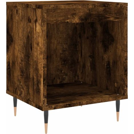 Maison Exclusive - Nachttisch Räuchereiche 40x35x50 cm Holzwerkst