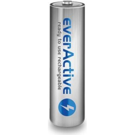 Piles rechargeables everActive Ni-MH R6 AA 2000 mAh Silver Line - 2 pièces (1/3)
