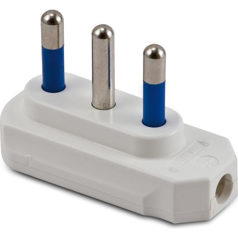 Spina Piatta 16A+T Bianca ( Master Cod. 05421 )