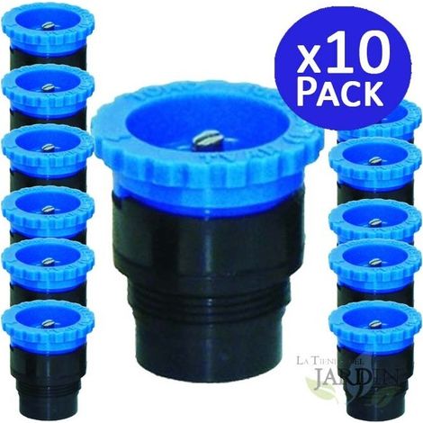 Set di 10 Ugello Toro T-VAN10 per diffusori di irrigazione da 3 m, ugello filettato maschio, angolo regolabile