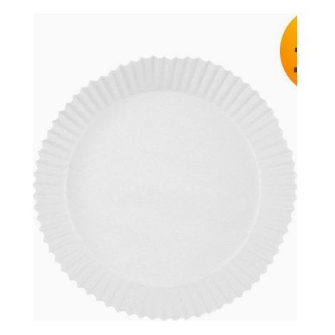 Paquet de 100 tapis de cuisson jetables en papier pour friteuses à air (1/4)