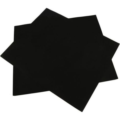 Filiyano-Tapis de barbecue antiadhésif réutilisable noir, 3 pièces, plaque de cuisson, portable, pour pique-nique (1/3)