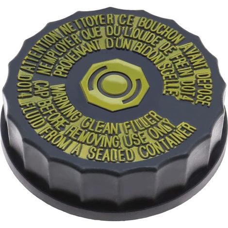 Bouchon de réservoir de liquide de frein anti-poussière – Compatible Peugeot 206 207 307 308 408 508 – Citroën C2 C5 – Plastique résistant à la corrosion - 1613328880 (1/5)