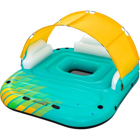 Aufblasbare Badeinsel für 5 Personen Sunny Lounge 291x265x83cm Bestway (1/5)