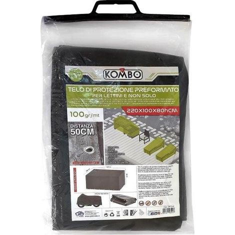 Telo copri lettino con anelli rinforzati super resistente, 175x79x30cm (1/2)