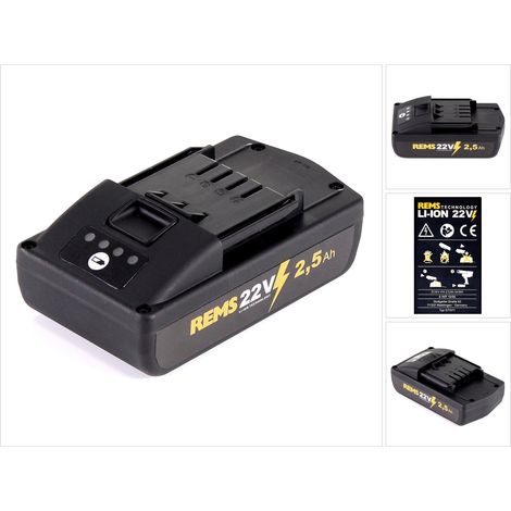 REMS Akku Li-Ion 21,6 Volt 2,5 Amperestunden (1/5)