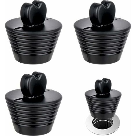 Tappi per vasca da bagno in 3 pezzi, tappi universali per lavello in silicone, tappi per scarico bagno per lavelli da cucina e scarichi a pavimento