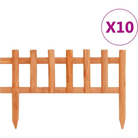 Rasenkanten 10 Stk. Tannenholz 4,4 m