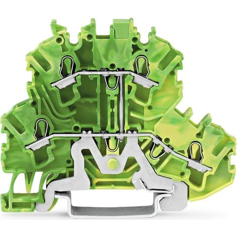 Wago Conector de alta seguridad amarillo-verde compacto