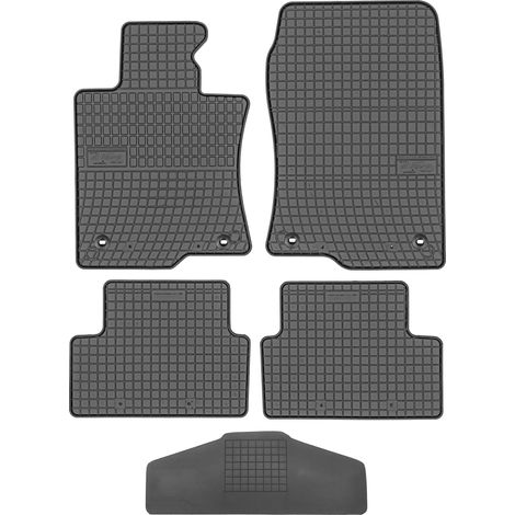 FROGUM ET0835 Fußmatten - Abdeckung 200000/1 - Honda Accord VIII CU1/2 2008-2015 - Fußraum HND vorne (Fahrer 40 cm / Beifahrer 40 cm) - MONTIERT (1/5)