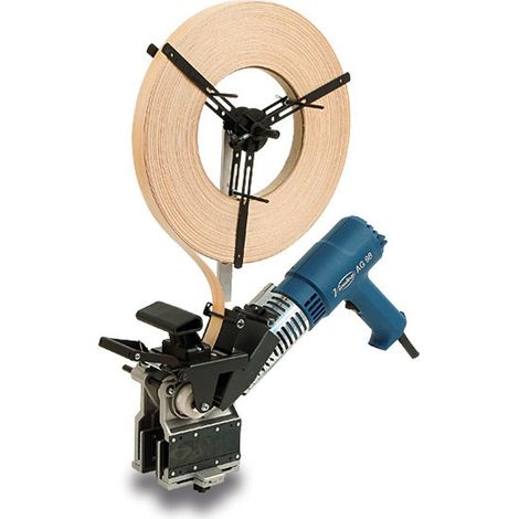 Virutex – Plaqueuse de chants manuelle – Pour placage de chants préencollés PVC, mélamine, bois jusqu'à 3 mm – Réglage précis – Système de coupe intégré