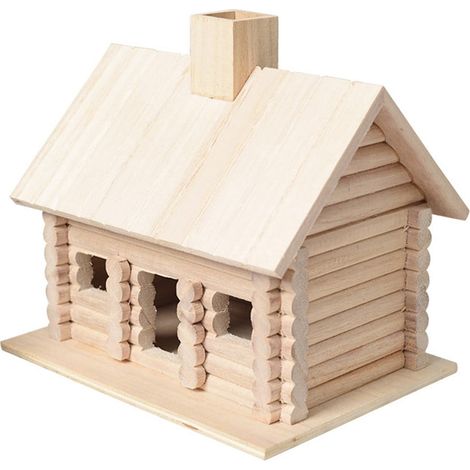 Maison Pour Oiseaux - En Bois Massif - Pour Jardin Extérieur - Fixation Sur Arbre Ou Poteau - 1 Pièce (1/5)