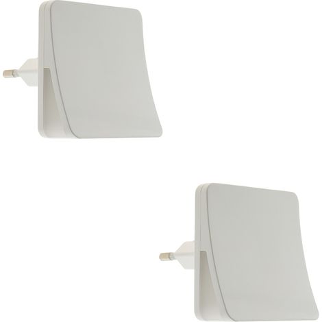 Lot de 2 veilleuses LED automatiques avec capteur jour/nuit - Otio (1/4)