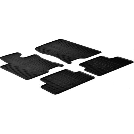 Set tappeti su misura in gomma - compatibile per  Honda Accord 4p (06/0809/14) -  Honda Accord Tourer (07/0812/13)