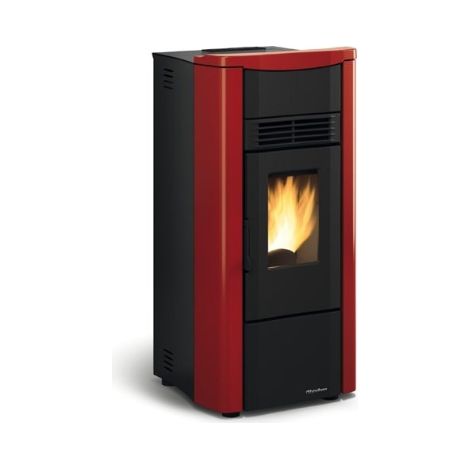Extraflame Estufa De Pellet Ventilada GIUSY EVO 2.0 1280508 Acabado Burdeos (1/2)