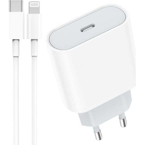 Pair 20-W-USB-C-Schnellladegerät mit 2-m-Kabel für iPhone 14/14 Pro/14 Pro Max/14 Plus/13/12/11/SE/X/XS/XR, AirPods, USB-C-Netzteil
