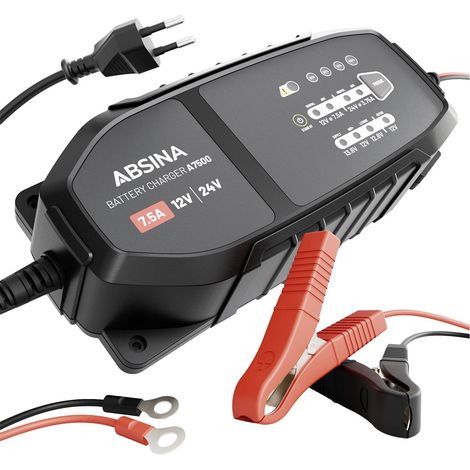 Absina 301015 Chargeur automatique 12 V, 24 V 7.5 A V853783