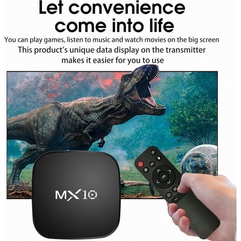 Xiaomi Mi Box Smart TV 4K 16 Go Lecteur multimédia Wi-Fi 4K HD