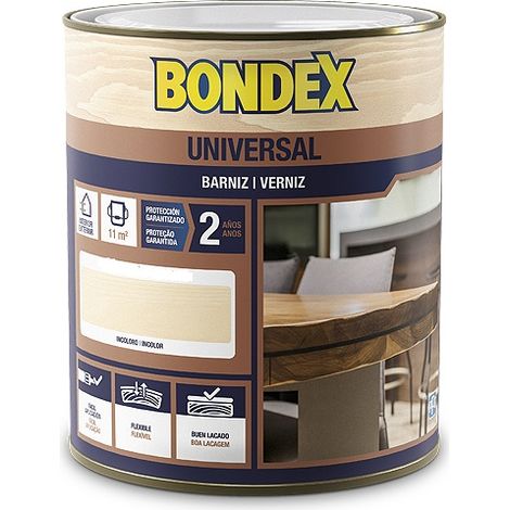 Bondex Barniz universal satinado incoloro 750 ml