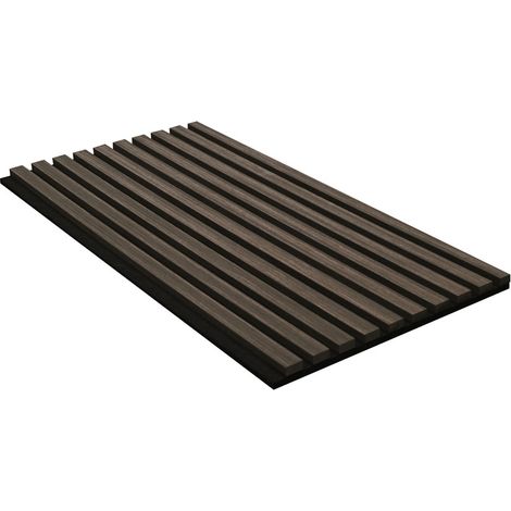 HOME DELUXE  Akustikpaneel SONIC Smoked Oak - 240 x 40 cm I Akustikpaneel Akustikpaneele Akustik Paneele Wandverkleidung Wandpaneel Wandpaneele Akustikpanel Akustikpanele Lamellenverkleidung  Designpa