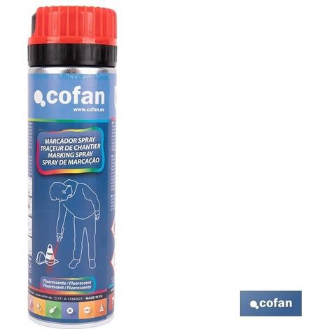 Marcaje De Obra Fluoresc. Rojo 500ml