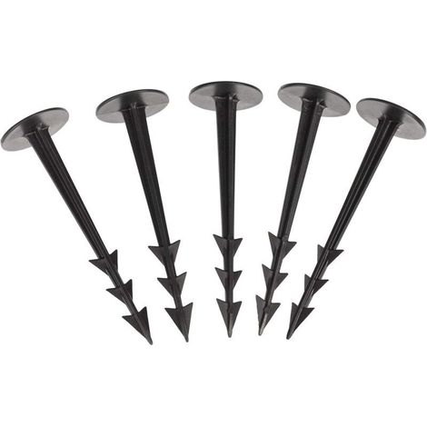 Lot de 100 TerraPEG piquets de Fixation pour Jardin pour la Fixation des Tissus Anti Mauvaises Herbes (1/5)